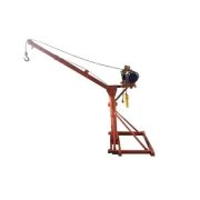 Мини-кран строительный TOR KM с поворотной стрелой и лебедкой KCD (TSA) 300/500 кг 60/30 м 220В