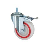 Колесо полипропиленовое с болтом и тормозом EM05 MBTM 125 F